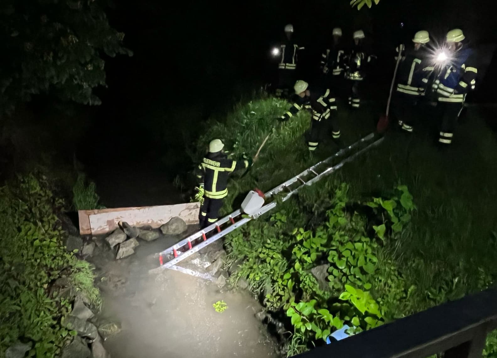 Gewässerverunreinigung in Brunnisach