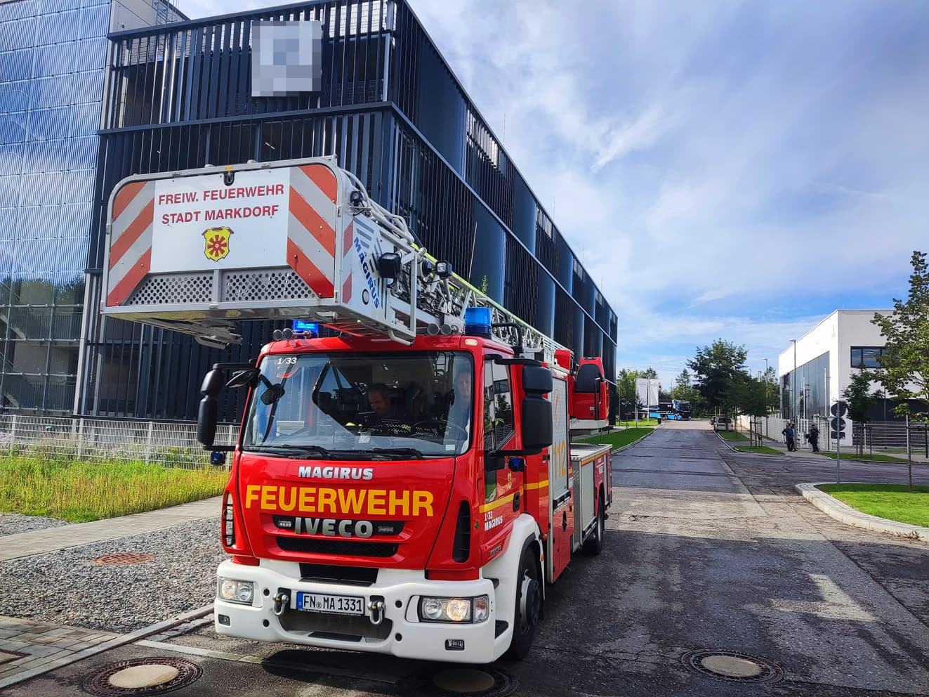 Drehleiter nach Bavendorf (Lkrs Ravensburg)